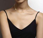 Miabella 18K Gold Over Silver Cross Necklace