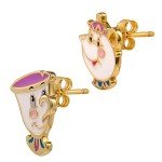 Disney Beauty and the Beast Sterling Silver Earrings