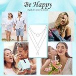 Sparkly Triple Layered Sterling Silver Necklace