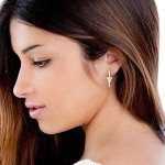 Disney Minnie Mouse Silver & Pink Hoop Earrings