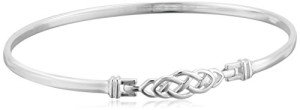 Sterling Silver Celtic Bangle Bracelet by Amazon Essentials