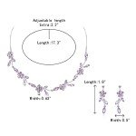 Elegant Flower Jewelry Set for Brides and Bridesmaids