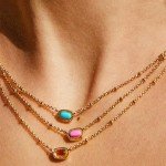 Kendra Scott Mini Elisa Gold Satellite Pendant Necklace