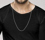 Miabella 925 Sterling Silver Diamond-Cut Rope Necklace