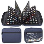 PACMAXI Enamel Pin Display Organizer Case (Blue)