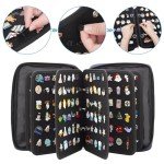 PACMAXI Enamel Pin Display Organizer Case (Blue)