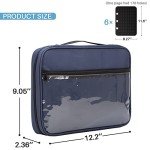 PACMAXI Enamel Pin Display Organizer Case (Blue)