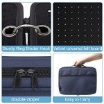 PACMAXI Enamel Pin Display Organizer Case (Blue)