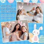 Valentine's Day Heart Hoop Beaded Drop Earrings