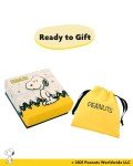 Snoopy and Woodstock Silver Hoop Earrings for Women