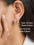 Stylish Moissanite Huggie Earrings for Women