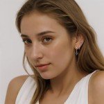 Dainty Gold Hoop Earrings Set for Women