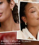 Gold Hoop Earrings Set for Women – 14K Plated