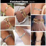 Italian Charm Bracelet Set with Assorted Charms