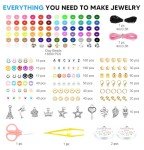 15000 Pcs Clay Beads Bracelet Making Kit