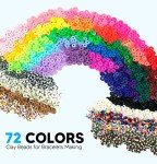 15000 Pcs Clay Beads Bracelet Making Kit