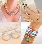 15000 Pcs Clay Beads Bracelet Making Kit