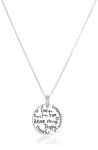 Two-Tone Sterling Silver "Be Graffiti" Necklace