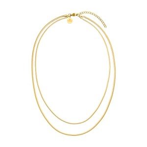Gold Two Layers Adjustable Necklace by Purelei®