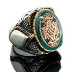 Handmade Silver Seal of Solomon Signet Ring