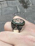 Handmade Silver Seal of Solomon Signet Ring