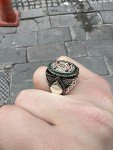 Handmade Silver Seal of Solomon Signet Ring