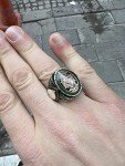 Handmade Silver Seal of Solomon Signet Ring