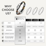 Men's Triple Protection Stone Bracelet - Tiger Eye, Obsidian, Hematite