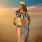 Cleopatra-Inspired Egyptian Costume Jewelry Set