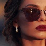 14K Gold Hoop Earrings with Cubic Zirconia