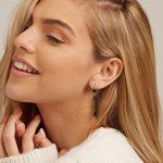 Sterling Silver Moon Phase Threader Earrings