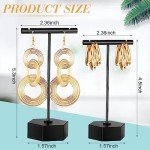 6-Piece Metal Earring Display Stand Set