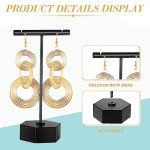 6-Piece Metal Earring Display Stand Set