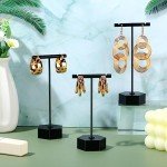 6-Piece Metal Earring Display Stand Set
