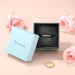 Moissanite Twisted Vine Silver Wedding Band Size 7