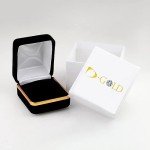 Sterling Silver Round Diamond Fashion Ring, Size 7.5