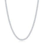 NYC Sterling Silver Tennis Choker Necklace for All