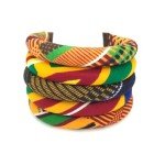 Colorful Kente Print Afrocentric Bracelet for Everyone