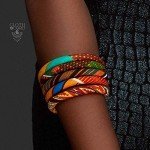 Colorful Kente Print Afrocentric Bracelet for Everyone