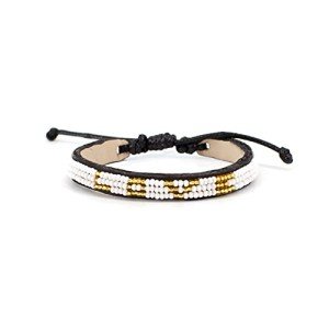 Ubuntu Life Skinny Love Beaded Leather Bracelet