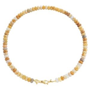 Colorful Rainbow Topaz Beaded Choker Necklace