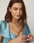 Kendra Scott Elisa Pendant Necklace in Rose Quartz