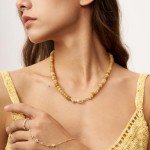 Colorful Rainbow Topaz Beaded Choker Necklace