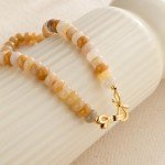 Colorful Rainbow Topaz Beaded Choker Necklace