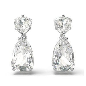 Swarovski Mesmera Large Drop Earrings with Clear Stones