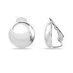 Valentine's Day 925 Sterling Silver Clip-On Earrings