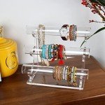 3-Tier Acrylic Jewelry Organizer Stand & Display