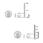 Valentine's Day 925 Sterling Silver Clip-On Earrings