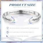 30 Pcs Inspirational Silver Cuff Bracelets Set
