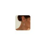 Gold Pearl Drop Earrings for Women – Trendy Style